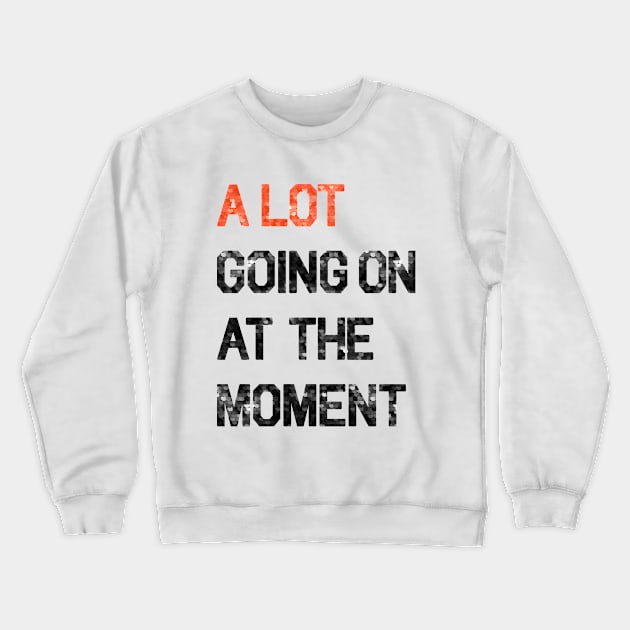 A LOT going on at the moment | 22 t-shirt sequins Crewneck Sweatshirt by Abril Victal